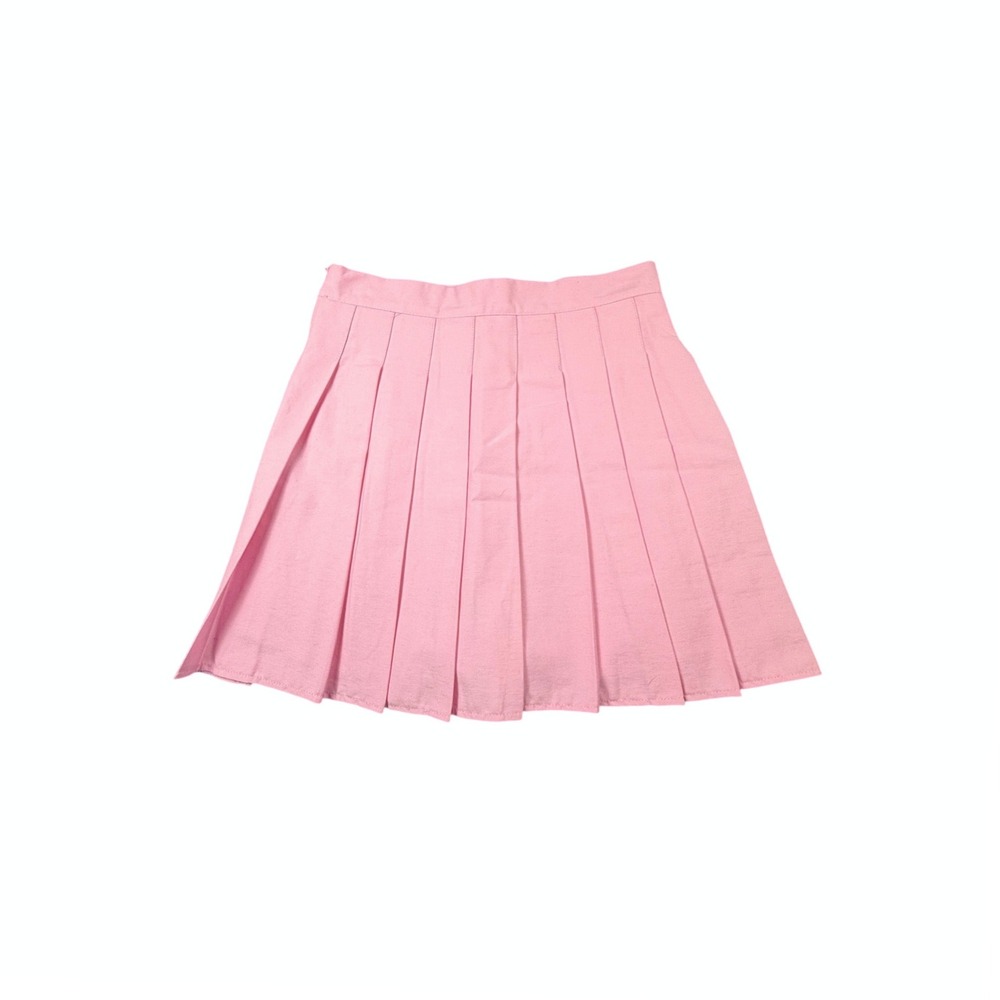 NWT Wildcat Pink Pleated Tennis Mini Skirt Built In Shorts Small Coquette Barbie